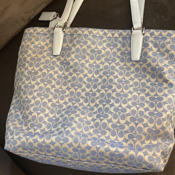 Coach monogram satchel bag - Picture 4 of 8